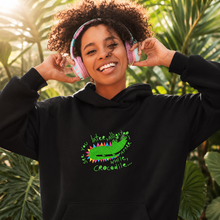 Load image into Gallery viewer, See you later aligator... 🐊 - Embroidered unisex hoodie
