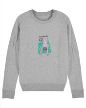 Load image into Gallery viewer, Natural born chiller...- Embroidered WOMEN&#39;S RELAXED FIT SWEATSHIRT
