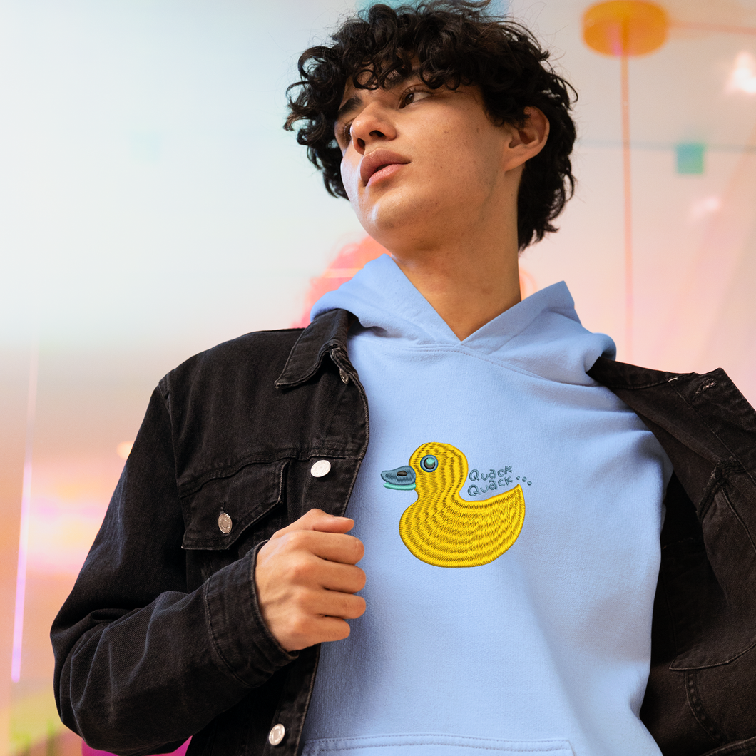 Quack, Quack 🦆 - Embroidered UNISEX hoodie