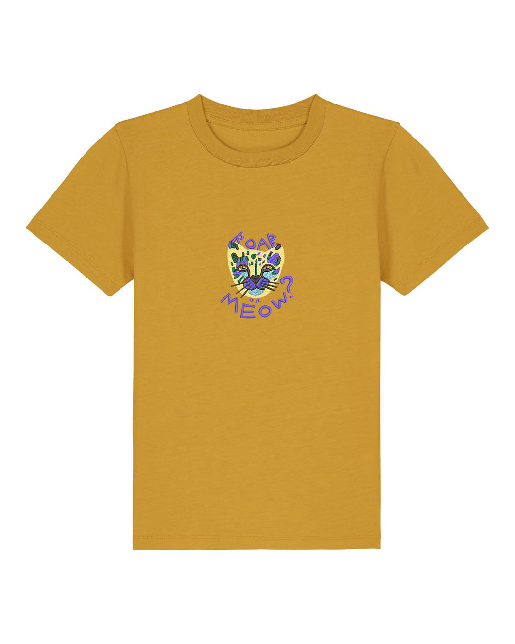 ROAR or MEOW? - Embroidered kids tshirt