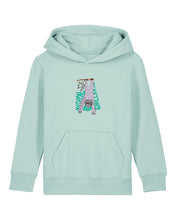 Load image into Gallery viewer, NATURAL BORN CHILLER...- Embroidered UNISEX KIDS hoodie

