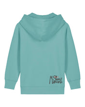 Load image into Gallery viewer, Lion - WAKE UP BEAUTY, IT&#39;S TIME TO BEAST.- Embroidered kids&#39; zip-thru hoodie sweatshirt
