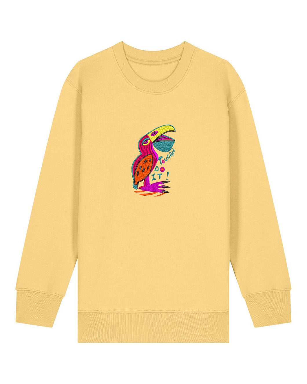 TOUCAN do it! 🐦- Embroidered kids' crew neck sweatshirt