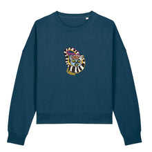 Load image into Gallery viewer, Lemur L'Amor 🐒 – Embroidered Women's Sweatshirt

