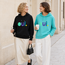 Load image into Gallery viewer, OUI. – Embroidered Unisex Hoodie
