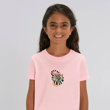 Load image into Gallery viewer, Lemur L&#39;amor  organic cotton embroidered kids T-shirt
