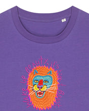 Load image into Gallery viewer, Lion - WAKE UP BEAUTY, IT&#39;S TIME TO BEAST.- Embroidered UNISEX T-shirt
