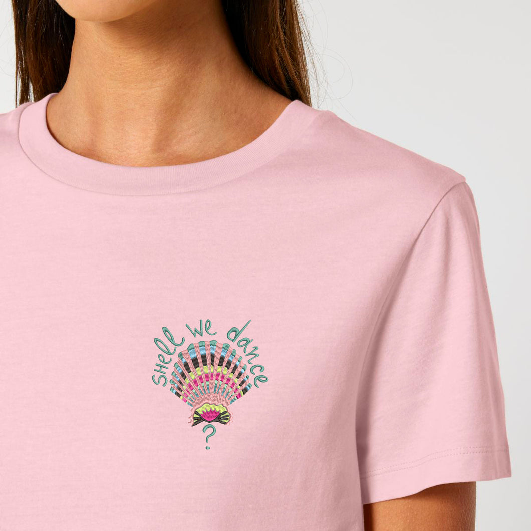 Shell we dance 🐚- Embroidered WOMEN'S T-SHIRT