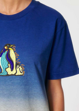 Load image into Gallery viewer, Go with the floe 🐧- Embroidered UNISEX RELAXED T-SHIRT
