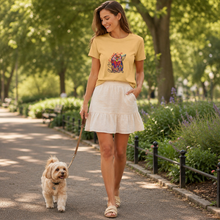 Load image into Gallery viewer, It's Owl Good. Hoo. 🦉 – Embroidered Women's T-Shirt

