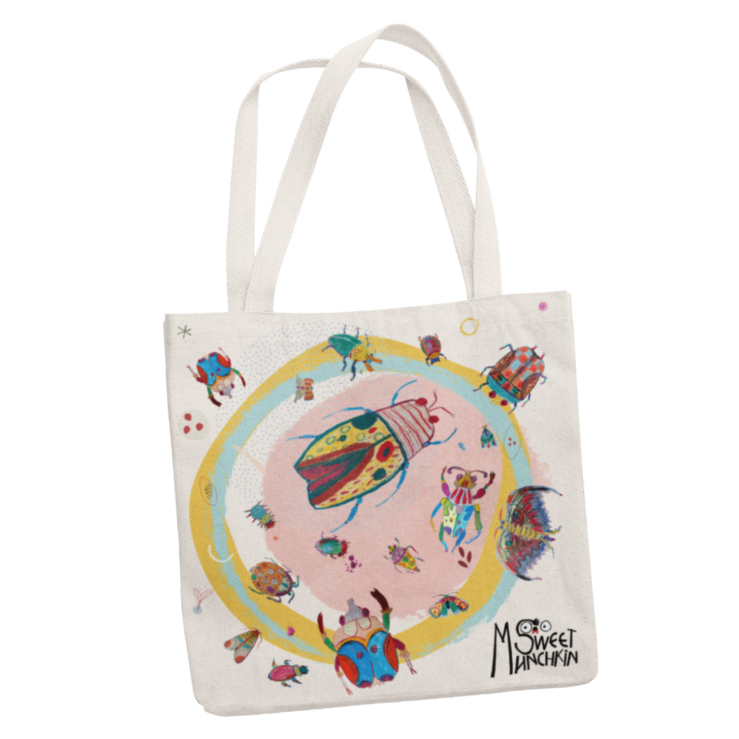 Bugs - ORGANIC COTTON PRINT TOTE BAG