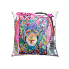 Load image into Gallery viewer, Chimp quirky cushion

