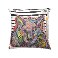 Load image into Gallery viewer, Wolf quirky cushion
