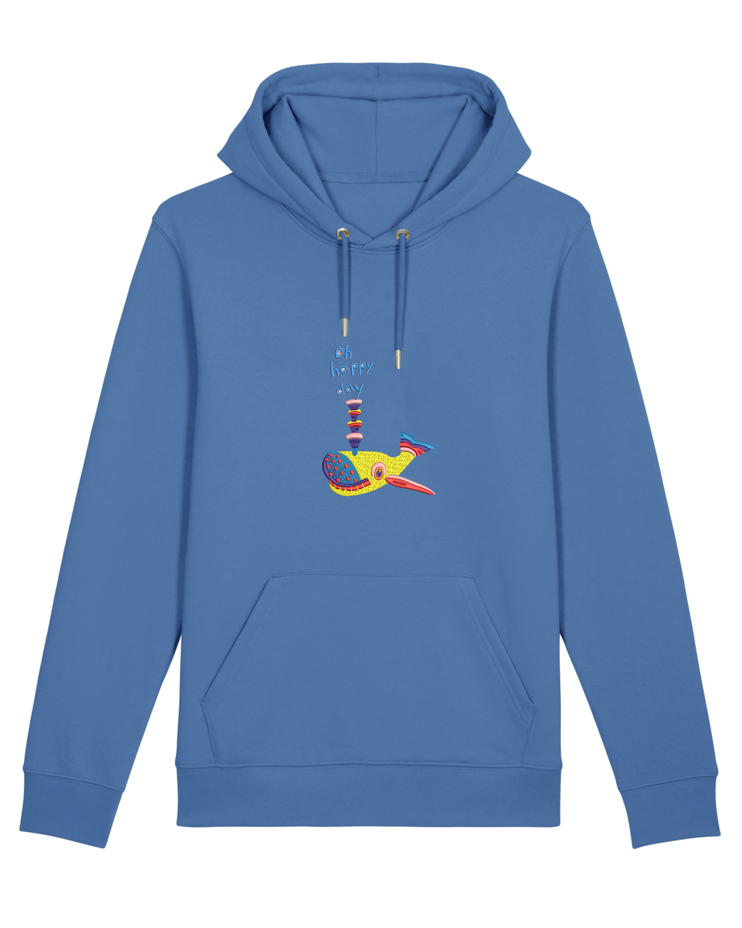 Oh happy day! 🐳 - Embroidered UNISEX hoodie