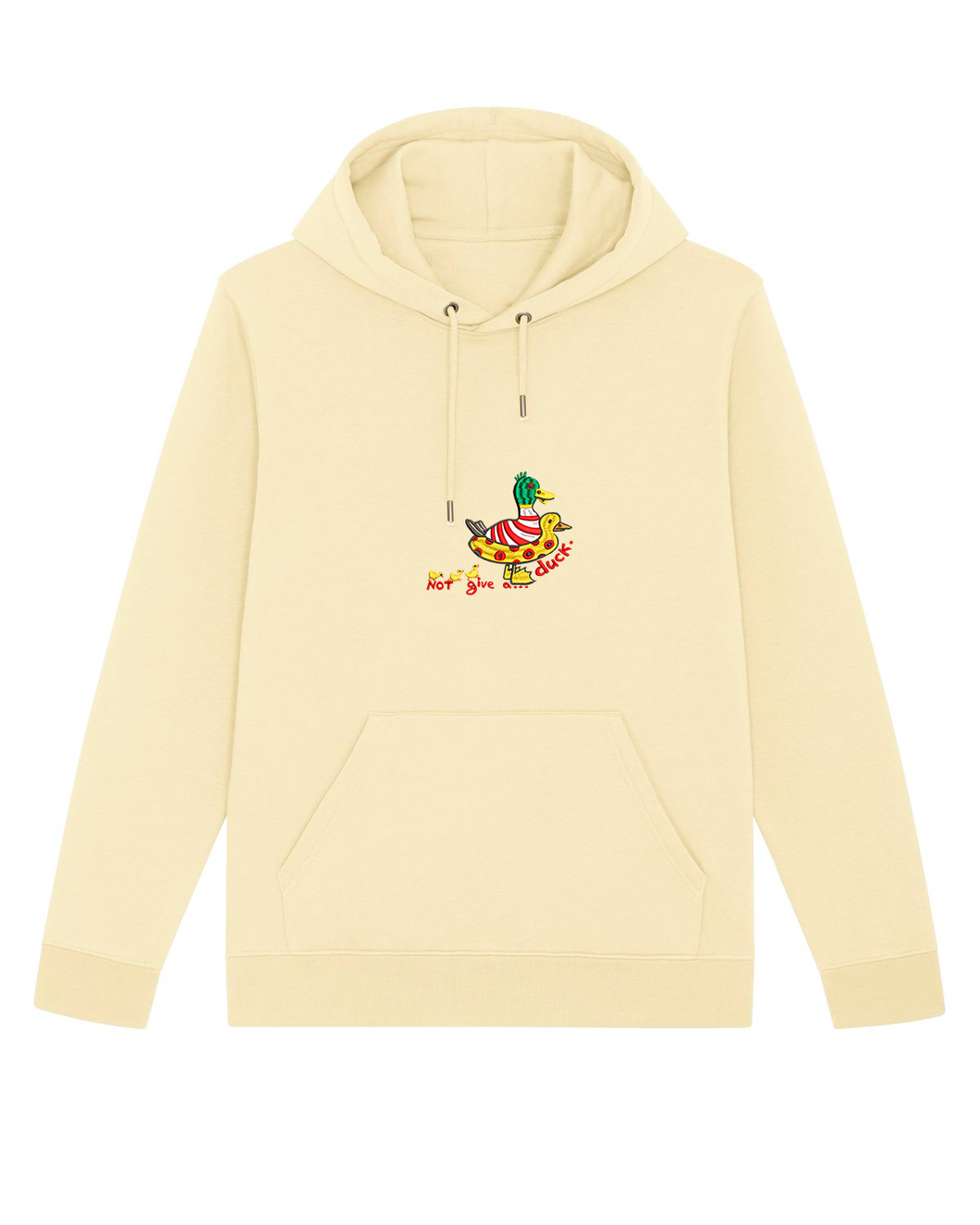 Not give a...duck. - Embroidered UNISEX hoodie