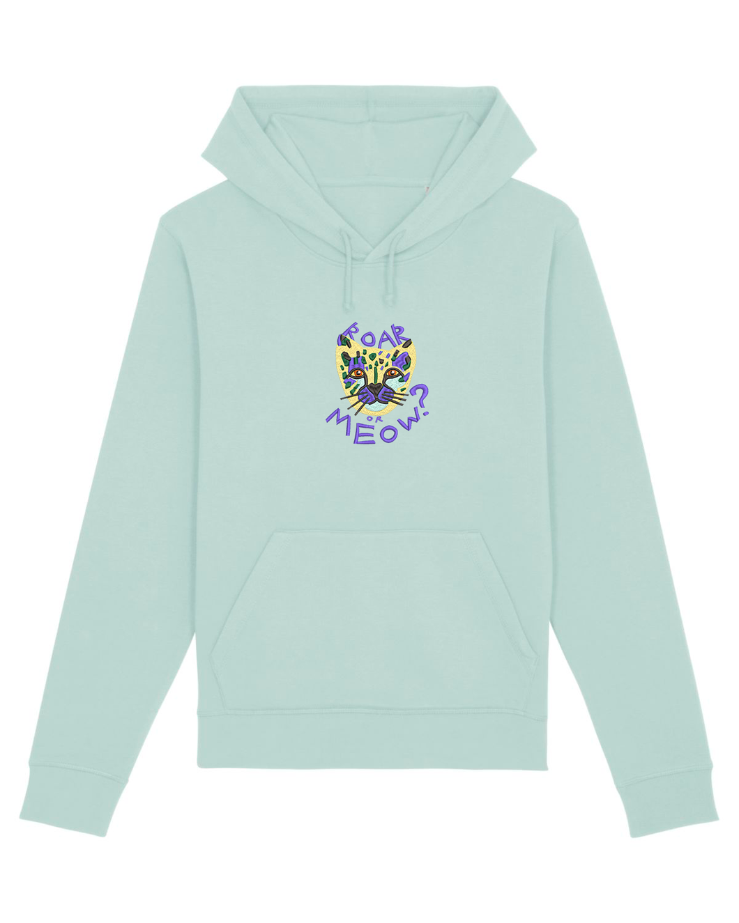 ROAR or MEOW?🐯- Embroidered UNISEX hoodie