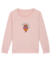 Load image into Gallery viewer, Monkey business 🐵- Embroidered WOMEN&#39;S RELAXED FIT SWEATSHIRT
