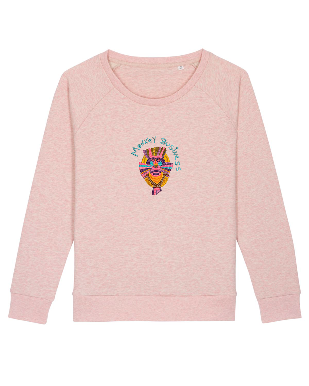 Monkey business 🐵- Embroidered WOMEN'S RELAXED FIT SWEATSHIRT