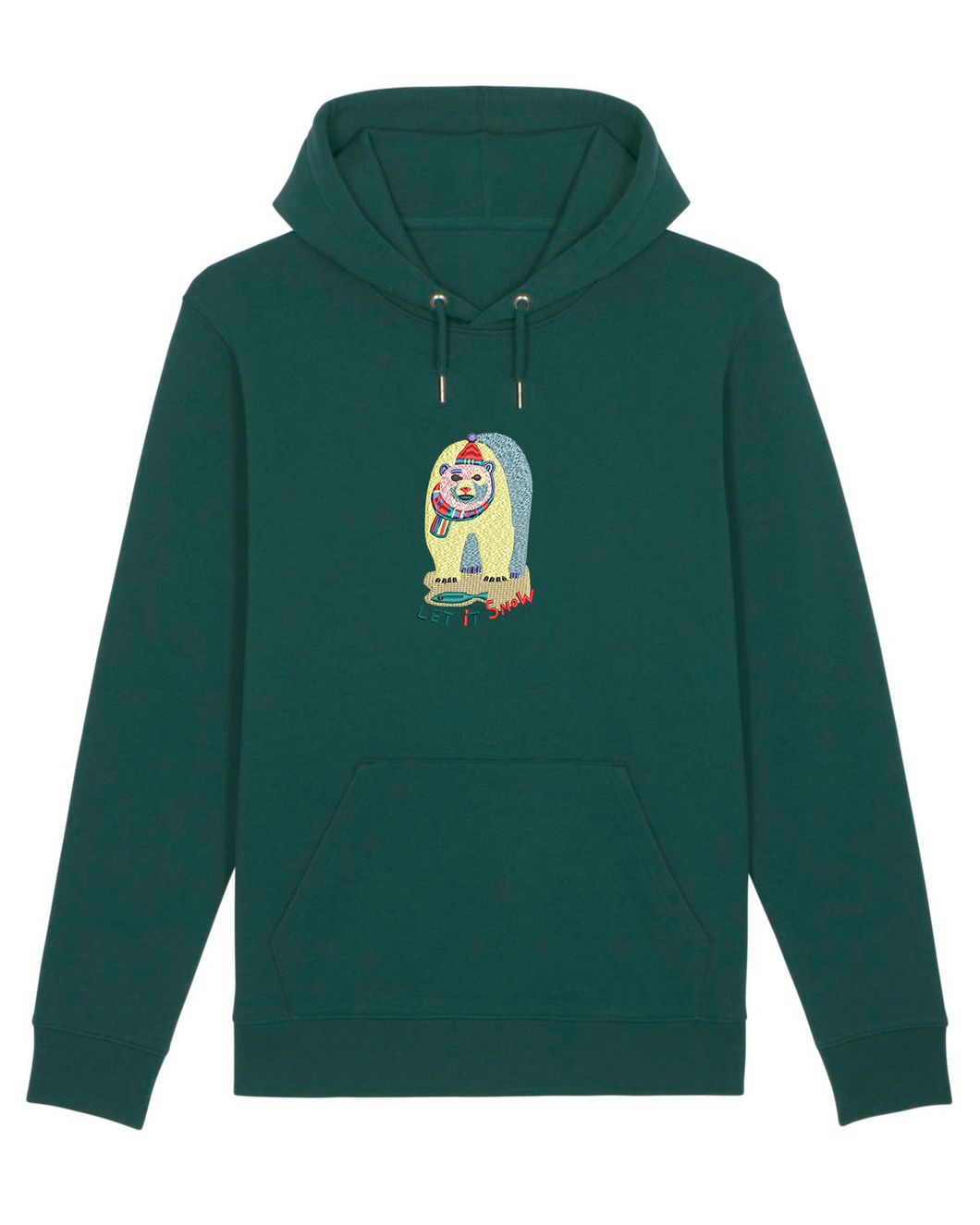 Let it SNOW 🐻‍❄️- Embroidered UNISEX hoodie