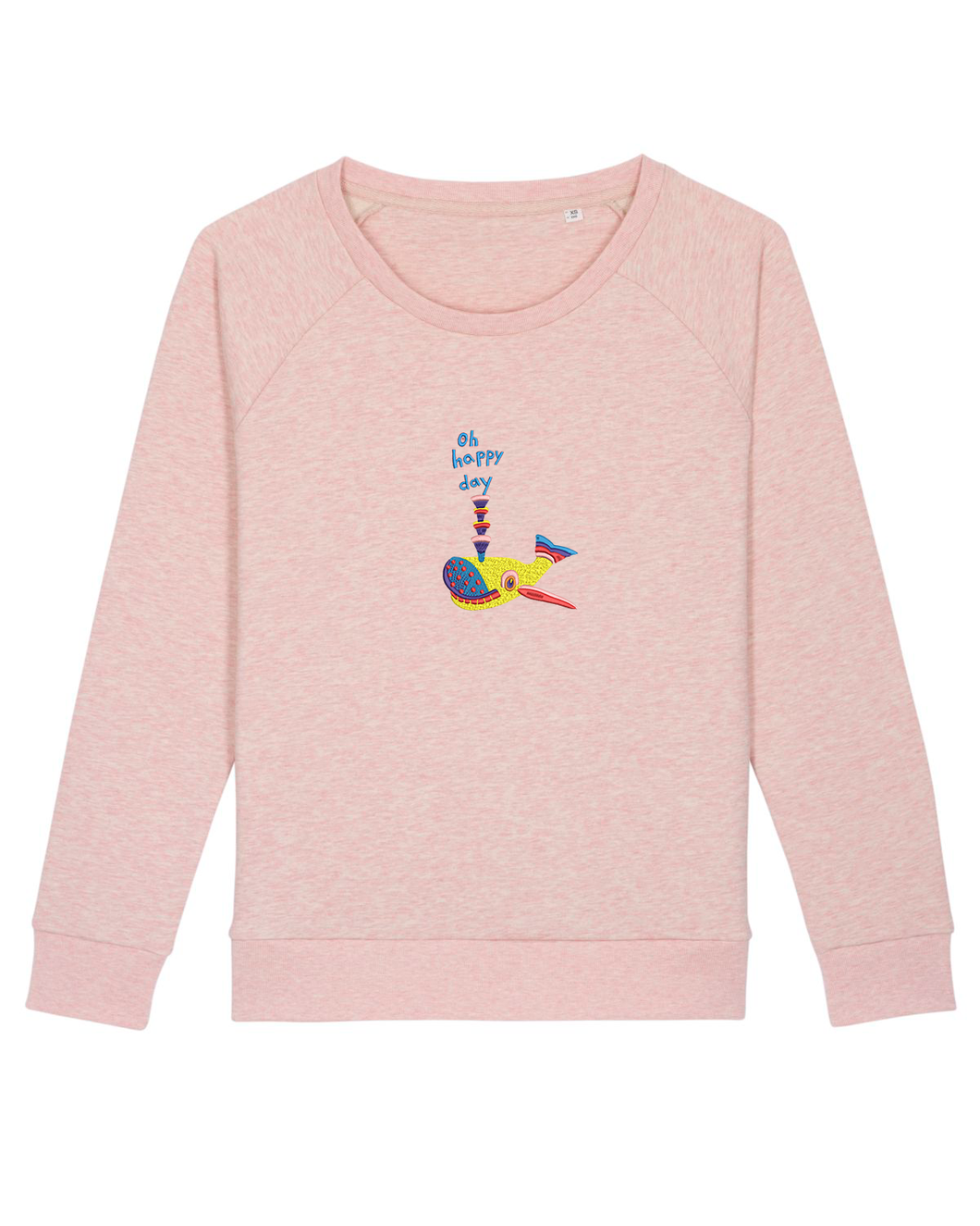 Oh happy day! 🐳- Embroidered WOMEN'S RELAXED FIT SWEATSHIRT