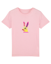 Load image into Gallery viewer, BUNNY 🐰- organic cotton embroidered kids T-shirt
