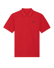 Load image into Gallery viewer, Bee 🐝 - THE UNISEX POLO ( red COLOURS )
