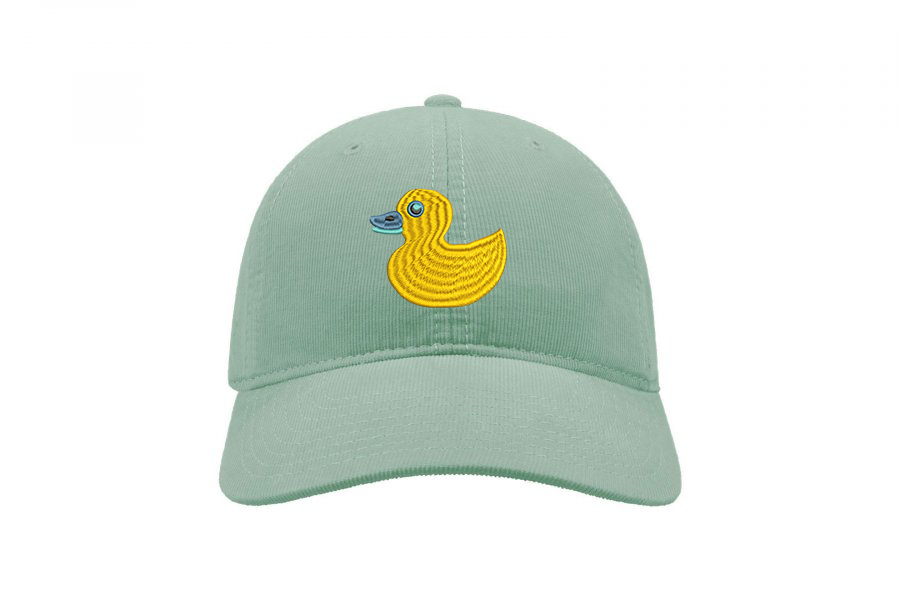Quack, Quack 🦆 - Embroidered cap /corduroy needlecord cotton/