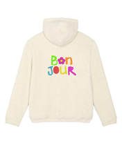 Load image into Gallery viewer, B🌸N JOUR - THE UNISEX SHERPA HOODIE - embroidery - OUTLET🔴40%OFF🔴
