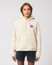 Load image into Gallery viewer, B🌸N JOUR - THE UNISEX SHERPA HOODIE - embroidery
