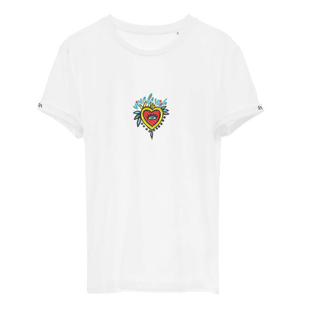 VIVA LA VIDA - Embroidered unisex T-shirt