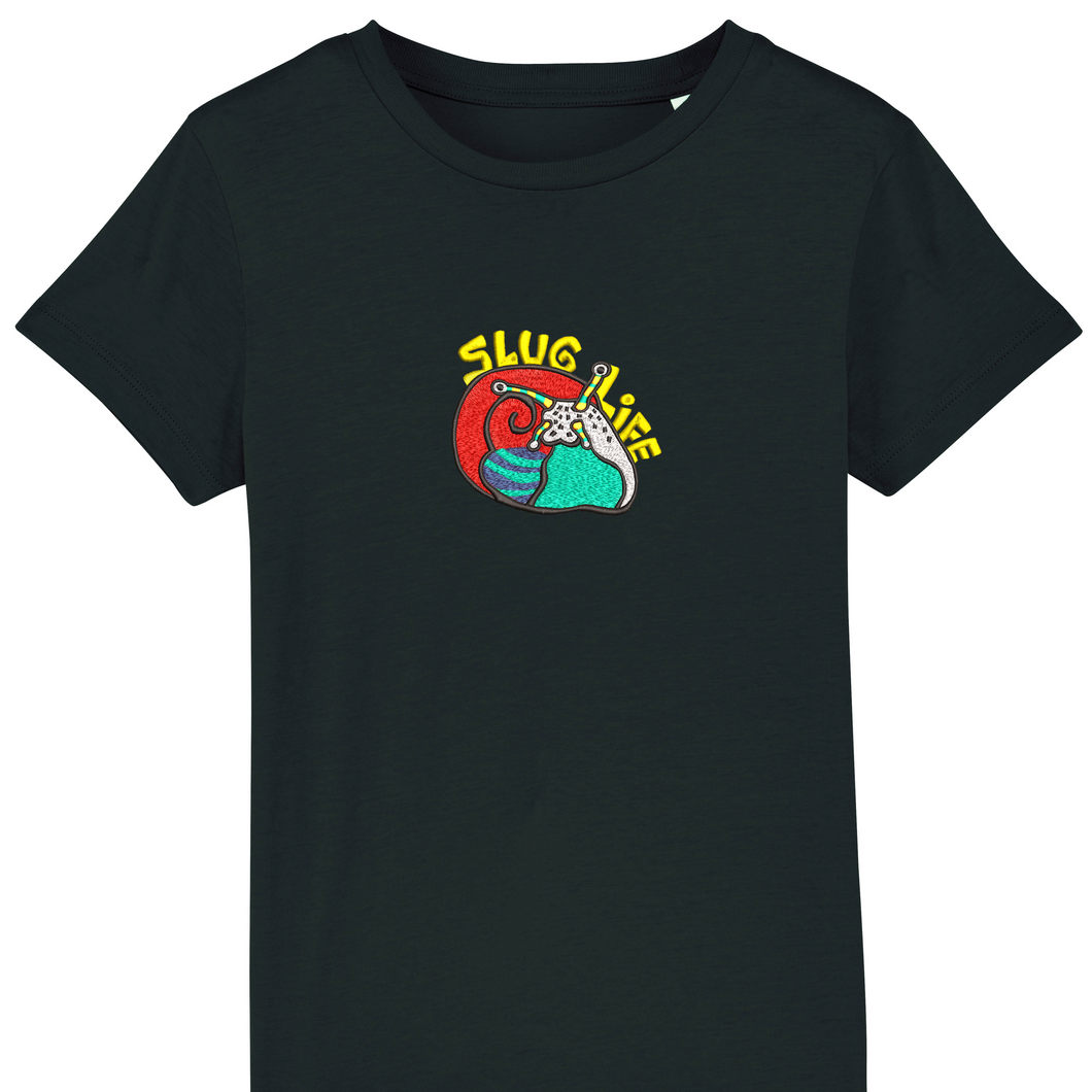 Slug life🐌- Embroidered kids tshirt