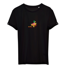 Load image into Gallery viewer, Not give a...duck. 🦆 - organic cotton embroidered unisex T-shirt
