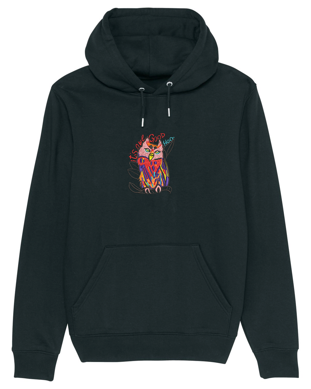 iT'S OWL GOOD 🦉 HOO.  - Embroidered UNISEX hoodie