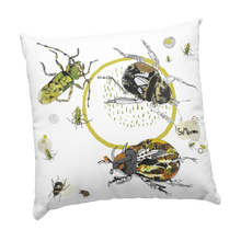 Load image into Gallery viewer, BUGS quirky cushion - print
