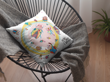 Load image into Gallery viewer, Bugs quirky cushion - print
