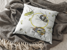 Load image into Gallery viewer, BUGS quirky cushion - print
