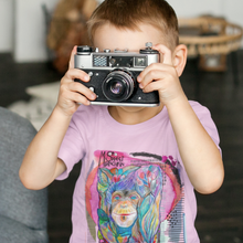 Load image into Gallery viewer, Pinki Chimp kids tshirt
