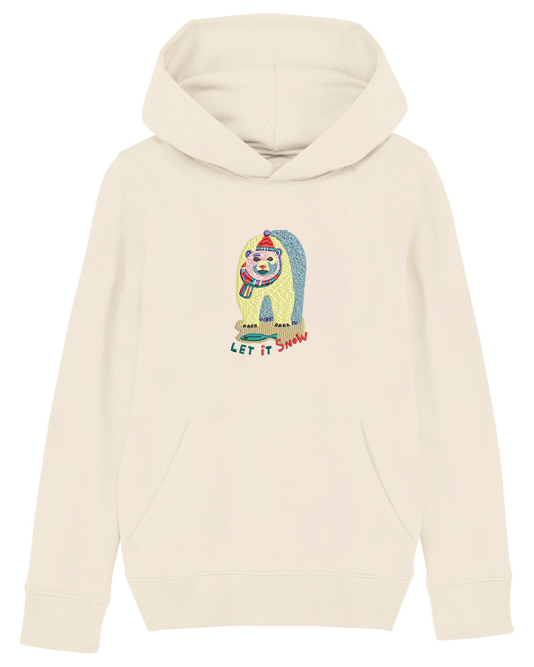 Let it SNOW 🐻‍❄️- Embroidered UNISEX KIDS hoodie