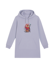 Load image into Gallery viewer, iT&#39;S OWL GOOD 🦉 HOO. - Embroidered WOMEN&#39;S HOODIE DRESS
