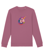 Load image into Gallery viewer, Unicorn 🦄- Embroidered UNISEX CREW NECK Sweatshirt
