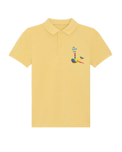 Load image into Gallery viewer, Oh happy day! 🐳 - Embroidered kids mini polo tshirt
