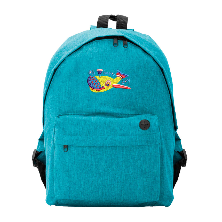 Oh happy day! 🐳 - Embroidered bagpack