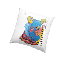 Load image into Gallery viewer, Rhino quirky cushion
